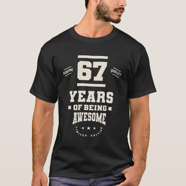 Camiseta Inspiración de 67 años de edad - 67 años (Anverso)