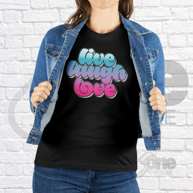 Camiseta Inspiración de amor en vivo Guay cita gráfico (Subido por el creador)