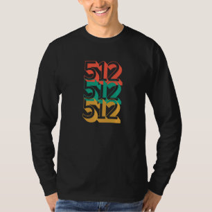 Camiseta Inspiración de Austin Texas 512 Area Code Guay Och