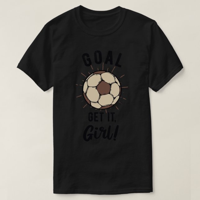 Camiseta Inspiración de chicas diciendo gol (Diseño del anverso)