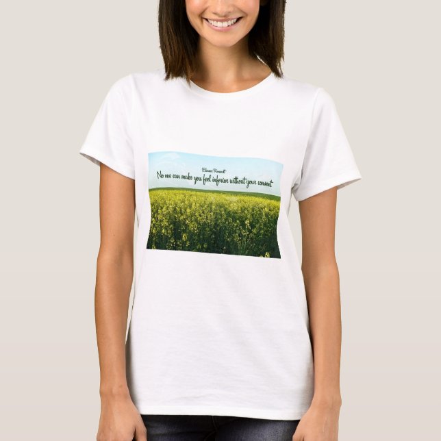 Camiseta Inspiración de Eleanor Roosevelt (Anverso)