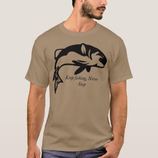 Camiseta Inspiración de Jon B: Mantener la pesca nunca alto