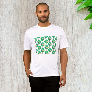 Camiseta Inspiración de la naturaleza del patrón verde de p