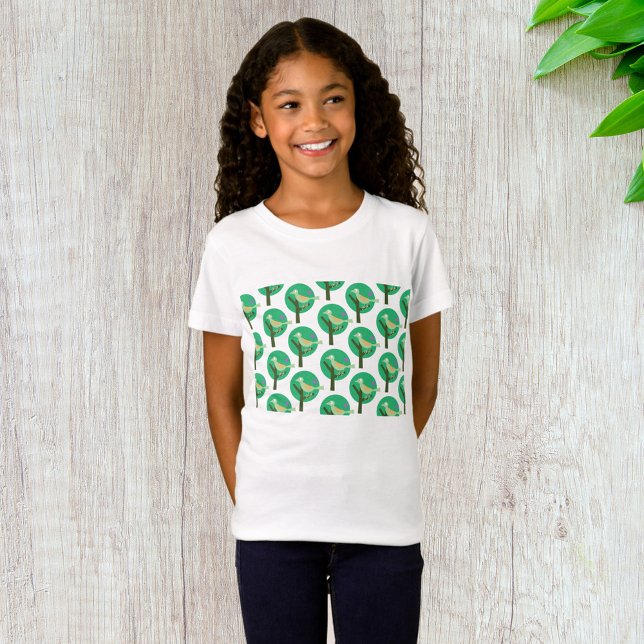 Camiseta Inspiración de la naturaleza del patrón verde de p (Subido por el creador)
