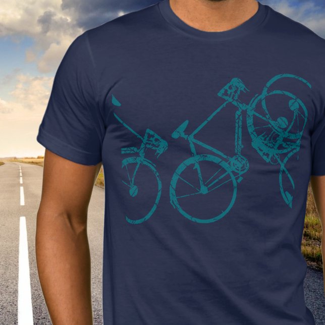 Camiseta Inspiración de las bicicletas azules Guay (Subido por el creador)