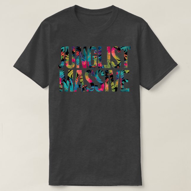 Camiseta Inspiración de música jungla masiva en la selva se (Diseño del anverso)