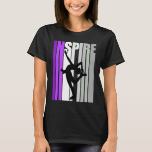 Camiseta Inspiración de patinaje sobre hielo Chica de patin