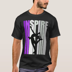 Camiseta Inspiración de patinaje sobre hielo Chica de patin