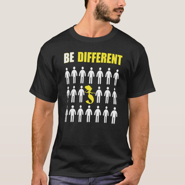 Camiseta Inspiración de sirena ser diferente (Anverso)