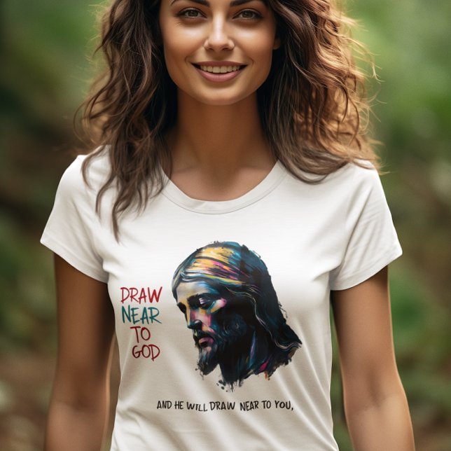 Camiseta Inspiración divina: Acercarse a Dios (Subido por el creador)