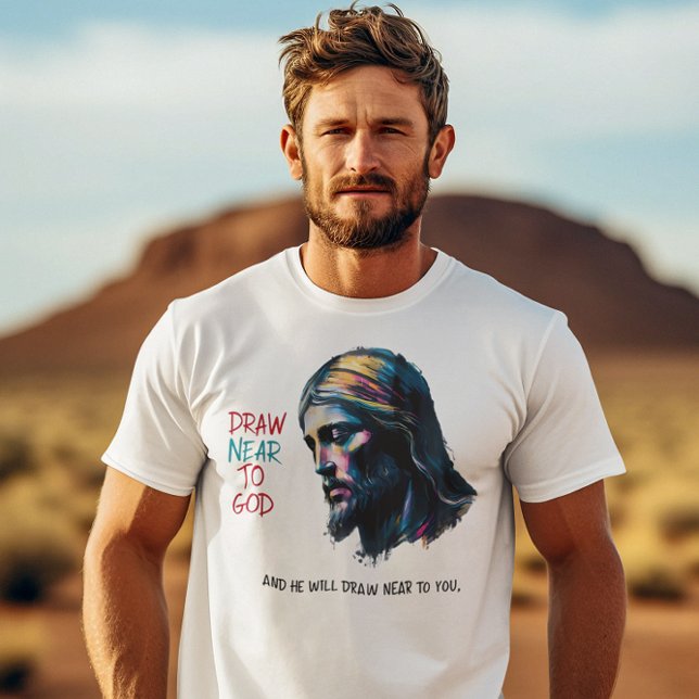 Camiseta Inspiración divina: Acercarse a Dios (Subido por el creador)