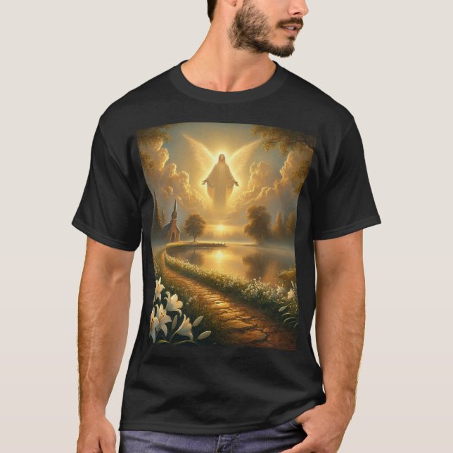 Camiseta "Inspiración divina: arte y espiritualidad" (Anverso)