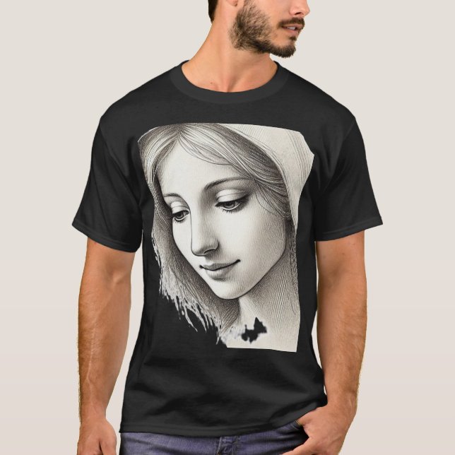 Camiseta "Inspiración divina: arte y espiritualidad" (Anverso)