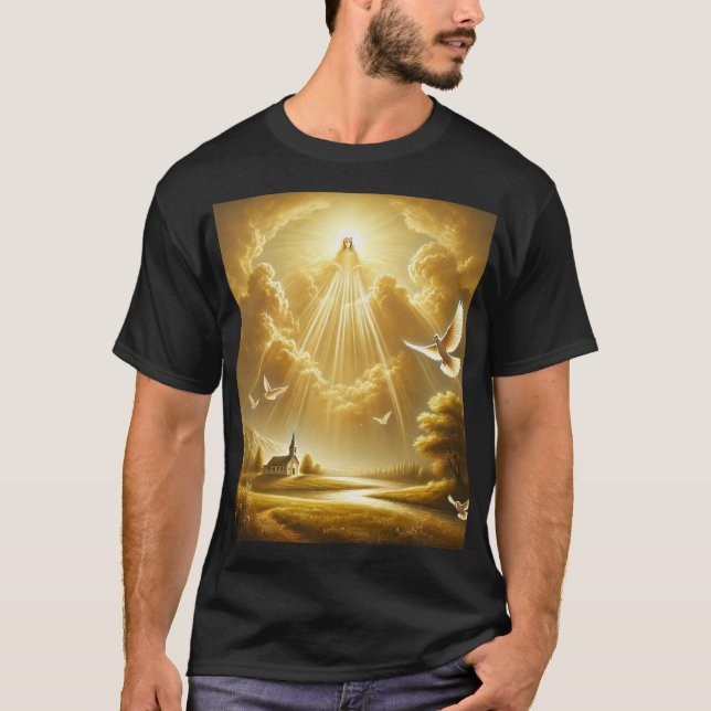Camiseta "Inspiración divina: arte y espiritualidad" (Anverso)