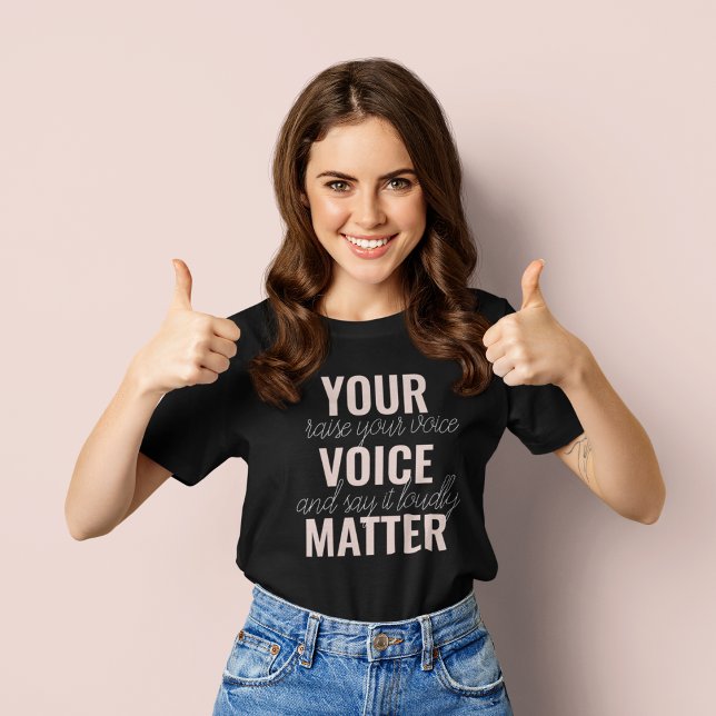 Camiseta Inspiración en tu cita de motivación de Voice Matt (Subido por el creador)