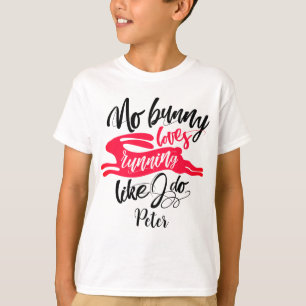 Camiseta Inspiración Moderna Corrida Conejo Negro Script