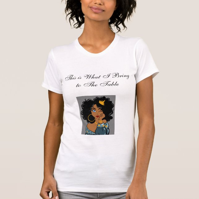 Camiseta Inspiraciones negras para las mujeres (Anverso)