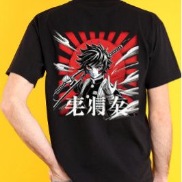 camiseta inspirada en anime y manga