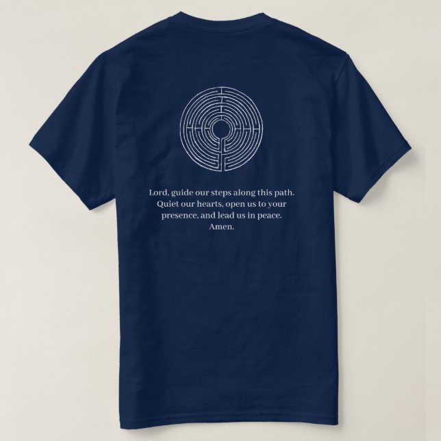 Camiseta inspirada en el laberinto (Reverso del diseño)