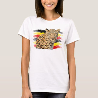 Camiseta inspirada en el leopardo