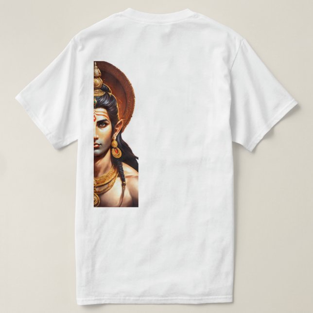 Camiseta inspirada en la mitología - Diseños legen (Reverso del diseño)