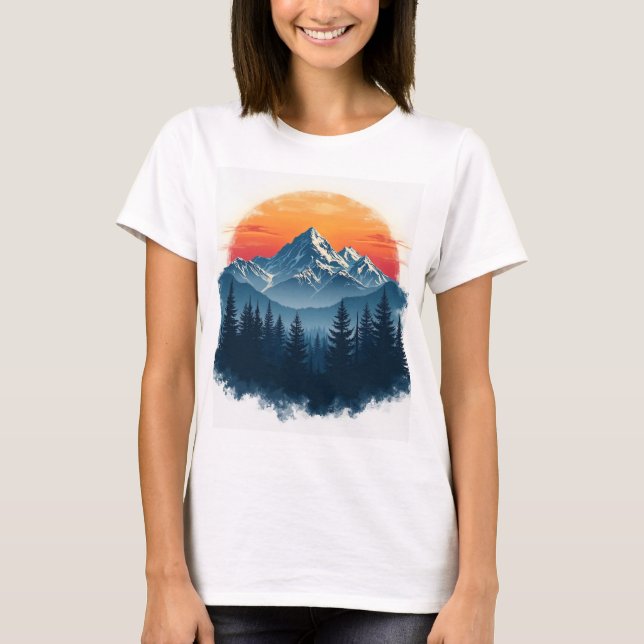 Camiseta inspirada en la naturaleza (Anverso)