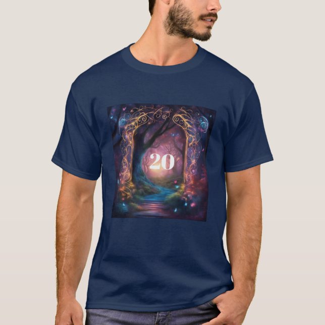 camiseta inspirada en la numerología 20 (Anverso)