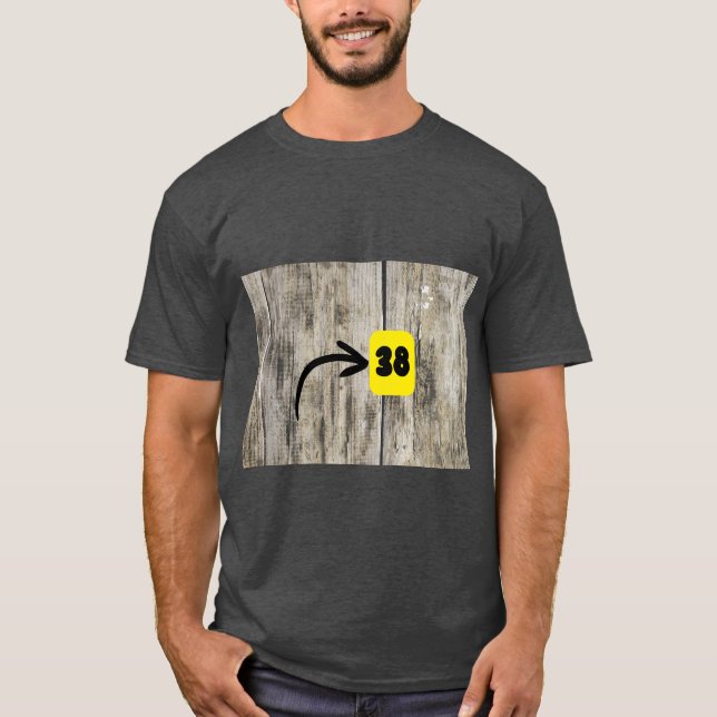 camiseta inspirada en la numerología 38 (Anverso)