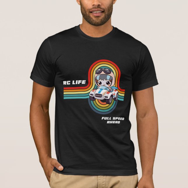 Camiseta inspirada por la pasión por la Carreras y (Anverso)
