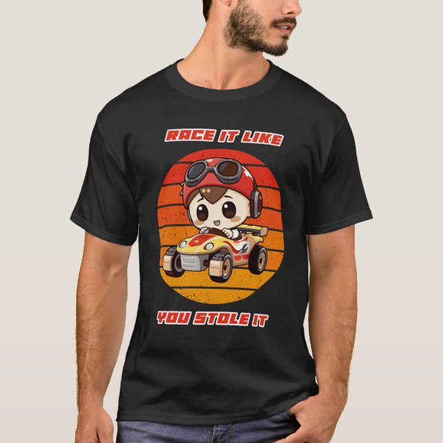 Camiseta inspirada por la pasión por la Carreras y (Anverso)