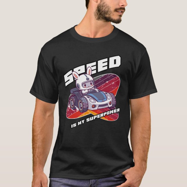 Camiseta inspirada por la pasión por la Carreras y (Anverso)
