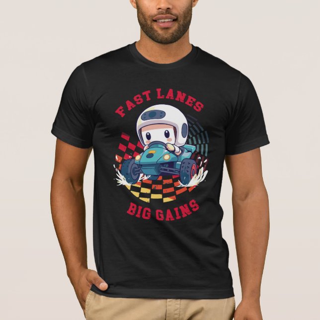Camiseta inspirada por la pasión por la Carreras y (Anverso)