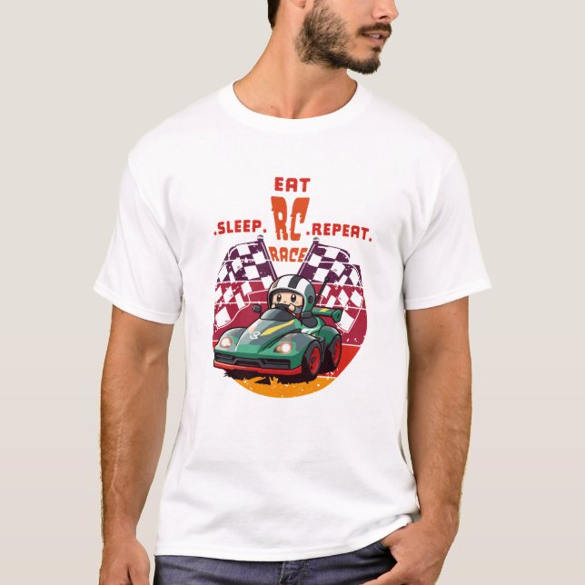 Camiseta inspirada por la pasión por la Carreras y (Anverso)