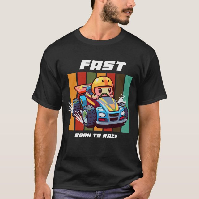 Camiseta inspirada por la pasión por la Carreras y (Anverso)
