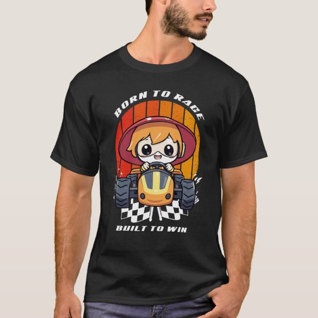 Camiseta inspirada por la pasión por la Carreras y (Anverso)