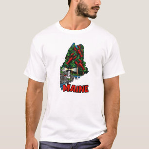 Camiseta Inspirado en el tatuaje de esquema de estado princ
