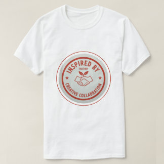 Camiseta Inspirado en la colaboración creativa 