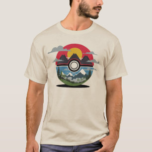 Camiseta Inspirado en la naturaleza y los videojuegos