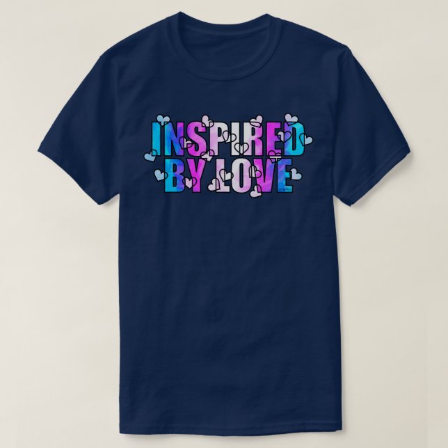 Camiseta Inspirado por el amor (Diseño del anverso)
