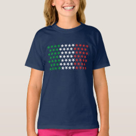 Camiseta Inspirado por la bandera italiana. Edición de las