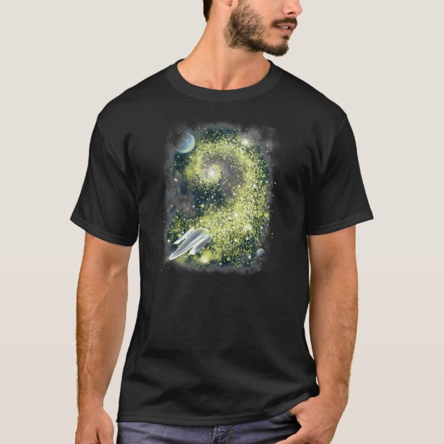Camiseta Inspirado por la búsqueda espacial (Anverso)