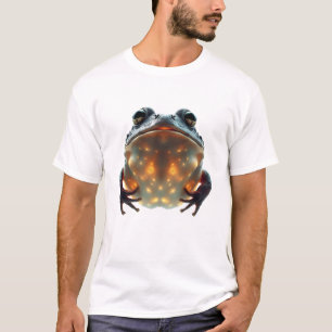 Camiseta Inspirador arte de cara de sapo flotante