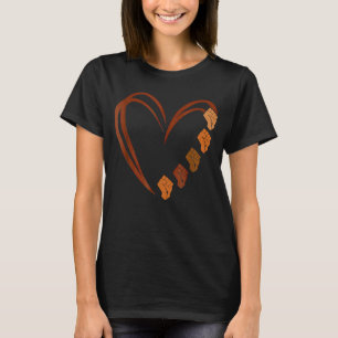 Camiseta Inspirador Black Leaders Power Fist Hand Black His