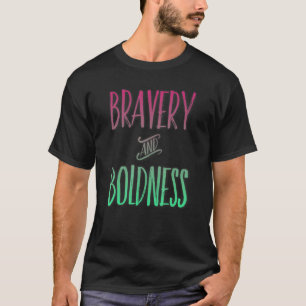 Camiseta Inspirador Bravery Gráfica Negrita Sombra Aparició