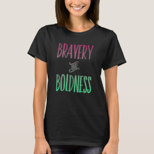 Camiseta Inspirador Bravery Gráfica Negrita Sombra Aparició