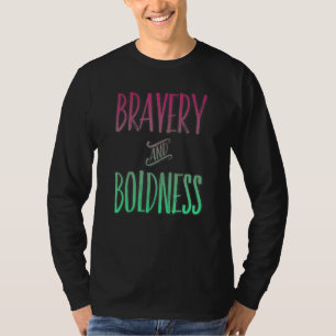 Camiseta Inspirador Bravery Gráfica Negrita Sombra Aparició