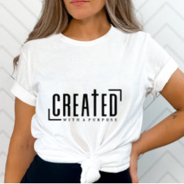 Camiseta Inspirador creado con un propósito positivo