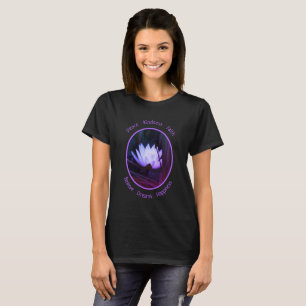 Camiseta Inspirador de flores de lirio de agua de Lotus