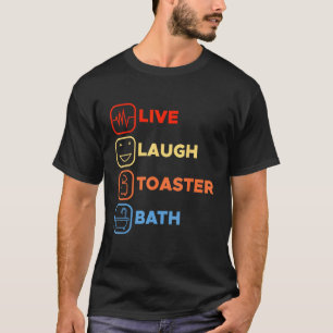 Camiseta Inspirador diciendo Chiste de baño de tostadora de