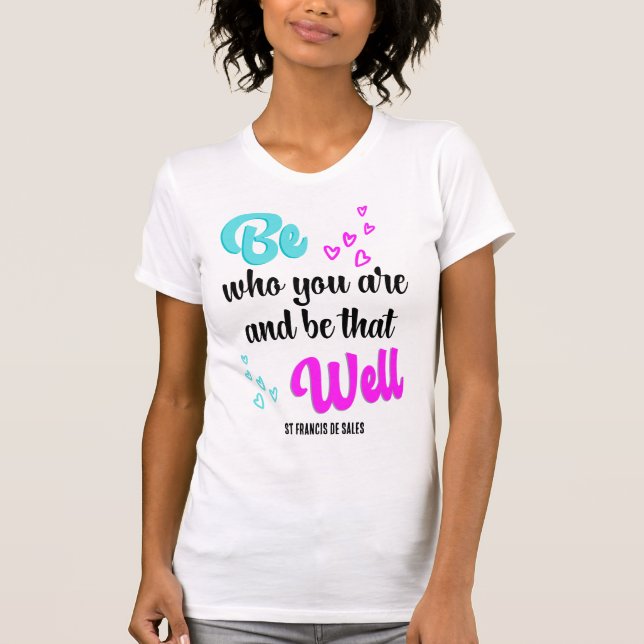 Camiseta Inspirador SER QUIEN ERES (Anverso)